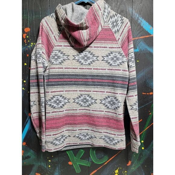 Brooklyn Cloth Mfg. Aztec‎ Style Pullover Hoodie  #009 - Picture 3 of 3